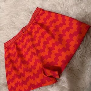Vibrant Orange and Pink Women's Shorts